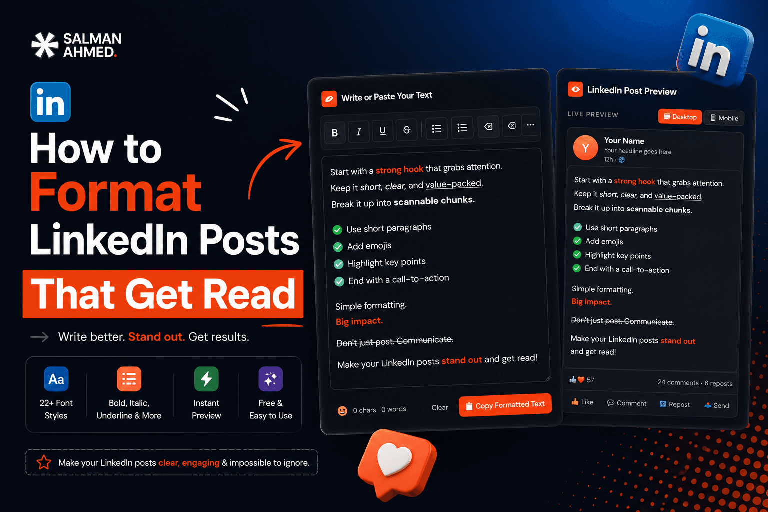 How to Format LinkedIn Posts That Get Read