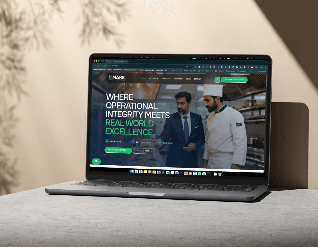 BMark Business Solutions — Custom Training LMS on WordPress — website by Salman Ahmed