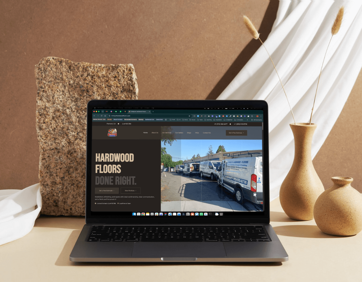 Contractors & Home Services website built by Salman Ahmed